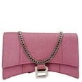 thumbnail image 1 of Pre-Owned Balenciaga Hourglass Leather Wallet On Chain Shoulder Bag Pink, 1 of 18