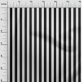 thumbnail image 3 of oneOone Georgette Viscose Black Fabric Stripes Craft Projects Decor Fabric Printed By The Yard 42 Inch Wide, 3 of 4