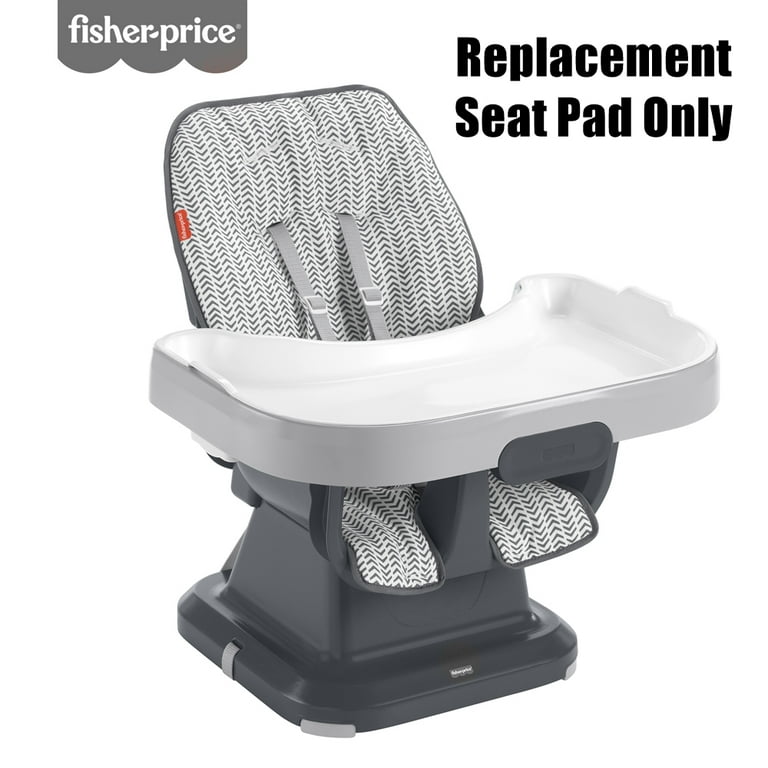 Replacement Part for Fisher-Price Highchair - HBD72 ~ Space-Saver Simple  Clean High-Chair Booster Seat ~ Pencil Strokes ~ Replacement Seat Pad 