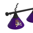 thumbnail image 2 of East Carolina University 3 Shade Billiard Light with Black Fixture, 2 of 5