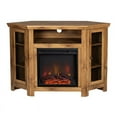 thumbnail image 2 of Pemberly Row 48" MDF Corner Fireplace TV Stand in Barnwood Finish, 2 of 13