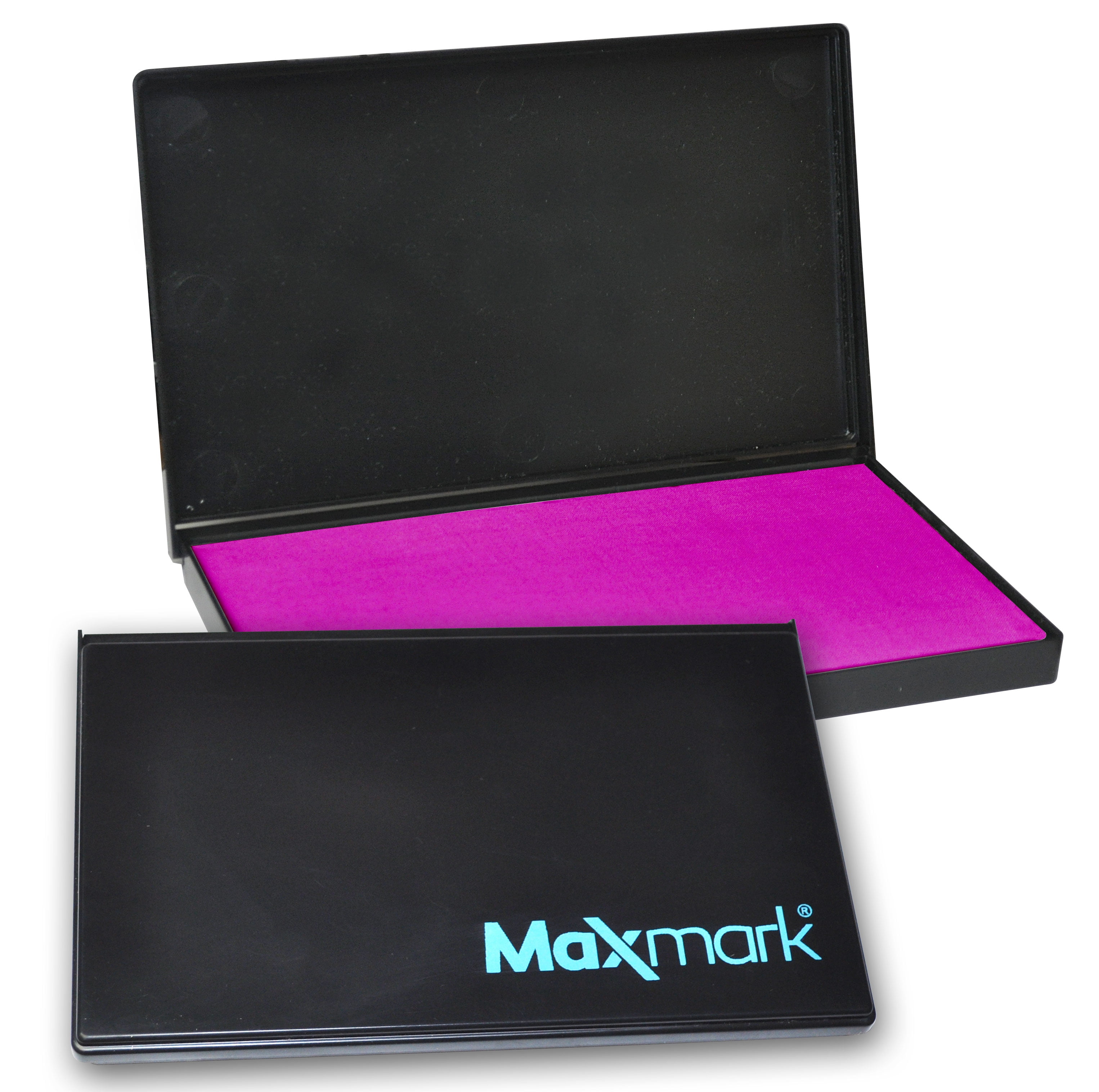 MaxMark Large Pink Stamp Pad 41/4 by 71/4 Premium Felt Pad