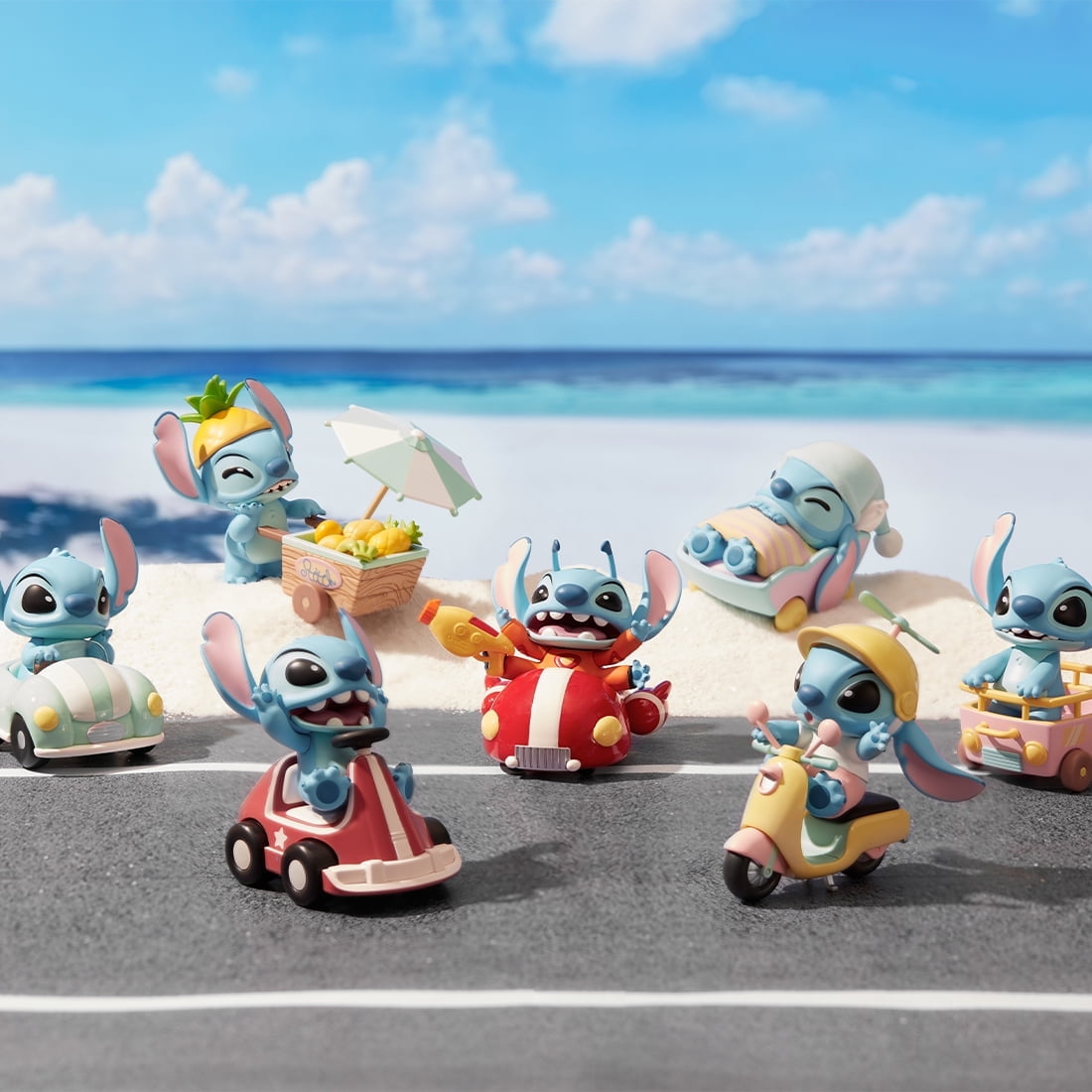 Miniso Disney Stitch Trip Collection Blind Box Figure, Collectible Vinyl Toy, Random Style