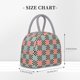 thumbnail image 2 of Balery Colorful Checkered Bolsa de Almuerzo para Mujeres, Caja de Almuerzo, Bolsa de Almuerzo Pequeña Impermeable, Tote de Almuerzo Reutilizable con Gran Capacidad, 2 of 6