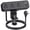Black, variant on Black 3 Outlet Desk Clamp Power Distribution Unit with 6.5 Ft Extension Cord
