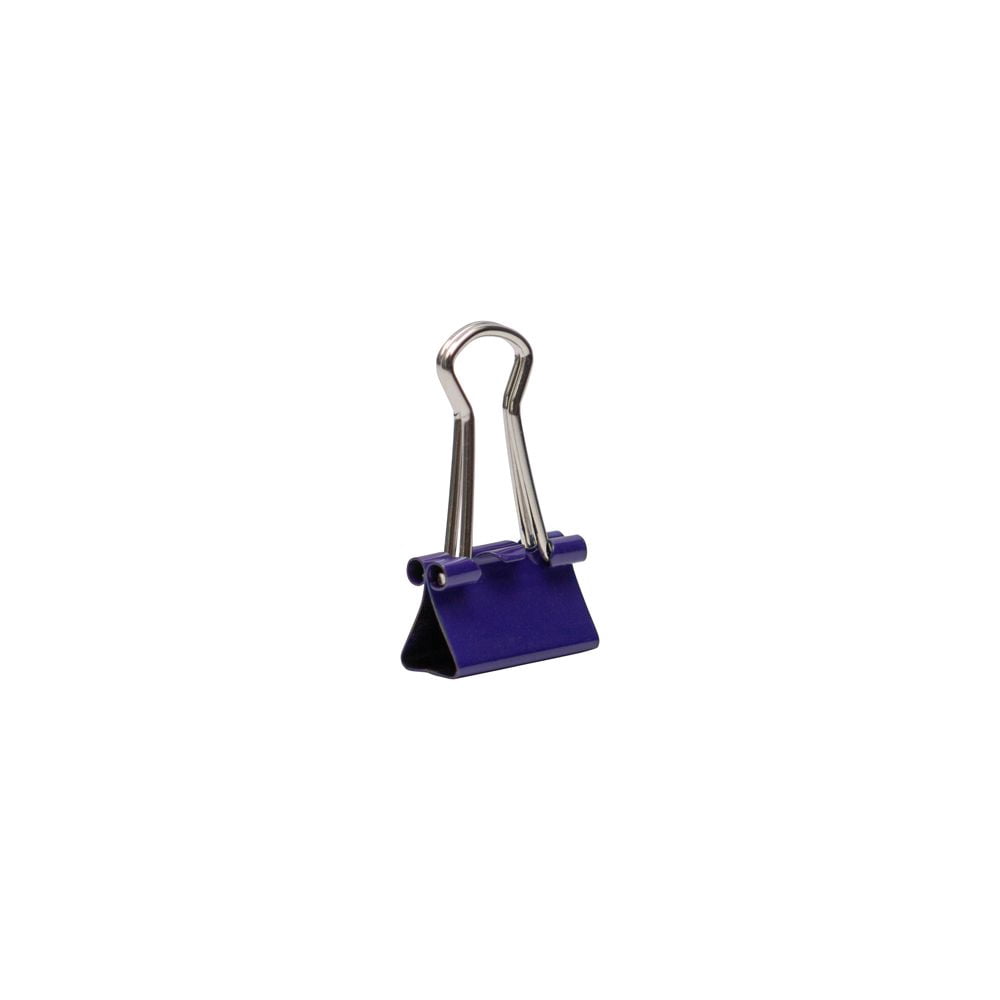 JAM Paper Colorful Binder Clips, Extra Small, 3/5 inch (15 mm), Purple, 30/Pack
