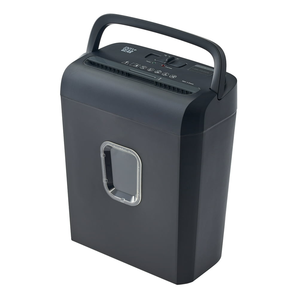 Pen + Gear 6 Sheet Micro Cut Shredder with 3.4Gallon Collection Bin