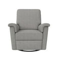 thumbnail image 6 of Baby Relax Terrin Swivel Glider Nursery Recliner, Light Gray, 6 of 22