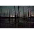 thumbnail image 2 of The Yellowstone Collection 18x13 Black Modern Framed Museum Art Print Titled - Night sky at Fountain Paint Pots, Yellowstone National Park, 2 of 4