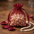 thumbnail image 4 of Organza Drawstring Bags, 100 Pack 6x9 Inch Gift Bags with Satin Drawstring, Bulk Organza Favor Bags for Wedding Candy, Jewelry, Party Favors, and Gift Wrapping, 4 of 8