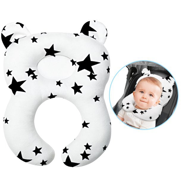 Torubia Baby Travel Pillow Infant Head, Headrest For Car Seat Newborn