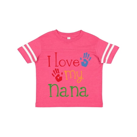 

Inktastic I Love My Nana Gift Toddler Boy or Toddler Girl T-Shirt