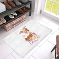 thumbnail image 3 of MKHERT Cute Baby Princess Deer Fawn with Floral Wreath and Flowers Doormat Rug Home Decor Floor Mat Bath Mat 30x18 inch, 3 of 3