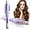 Purple, variant on CNV® Automatic Hair Curler,Automatic Curling Iron with 4 Temperatures,Dual Voltage Rotating Curling Iron with 1 1/4 inch Fast Heating and Auto Shut-Off for Professional Hair Styling