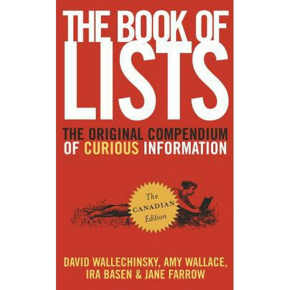 Pre-Owned The Book of Lists: The Original Compendium of Curious Information (Mass Market Paperback) 0770430090 9780770430092