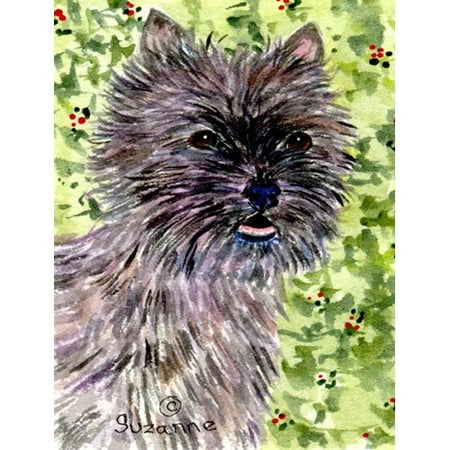 Caroline's Treasures Cairn Terrier 2-Sided Garden Flag