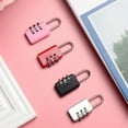 thumbnail image 6 of WREA Resettable 3 Dial Digit Combination Suitcase Luggage Password Code Lock Padlock, 6 of 10