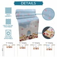thumbnail image 6 of Japanese Wedding Table Runner 72 Inches, Cute Owls Cherry Blossoms Blue Bed Runner Dresser Scarves Tabletop for Indoor Outdoor Parties/Ceremony/Banquet, 13" x 72", 6 of 8