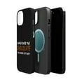 thumbnail image 2 of DistinctInk MagSafe Tough Case for Apple iPhone 14 (6.1" Screen) - Hand Over The Chocolate Nobody Gets Hurt - Raised Bezel Screen Guard, 2 of 6