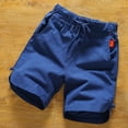 thumbnail image 3 of Pantalones cortos informales con cordón para hombre, Shorts cómodos de lino y algodón, ropa para correr y gimnasio, 3 of 3