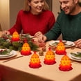 thumbnail image 4 of Giftesty 3x2.36" 3-Dimensional Luminous Christmas Tree Night Light Ornament for Home Decor & Desktop Tabletop Decoration, 4 of 9