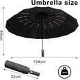 thumbnail image 3 of 60 Varillas Paraguas Plegable Automático,Paraguas de Bolsillo para Lluvia y Sol, Sombrilla Plegable Grande Resistente al Viento y Lluvia con Protección UV, Portátil para Hombres y Mujeres, 3 of 6