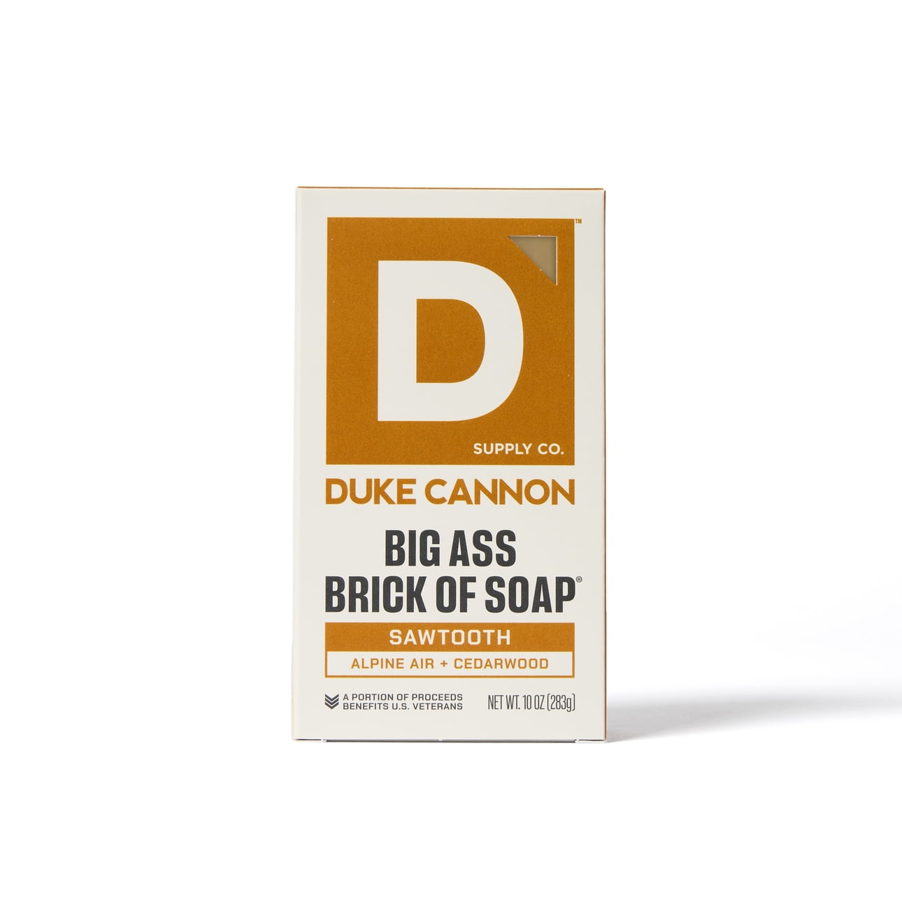 (2 pack) Duke Cannon Big Ass Brick of Soap® for Men, Sawtooth, 10 oz Bar Soap