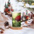 thumbnail image 5 of ALAZA Red Roses Flowers 2 PCs LED Flickering Flameless Candles with Remote Timer Battery Operated Candle, 5 of 7
