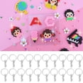 thumbnail image 4 of 50 pcs Metal Keyring Keychain Split Ring DIY Key Chains Accessories, 4 of 9
