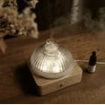 thumbnail image 5 of Solid Wood Aromatherapy Diffuser – Natural Grain Essential Oil Diffuser with Auto Shut-Off, Quiet Mist for Bedroom, Office & Home Relaxation (Includes Brush & Measuring Cup), 5 of 6