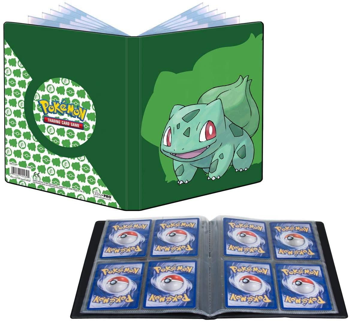 Pokemon TCG Green Bulbasaur Binder Card Portfolio Storage Album Holder US Seller 