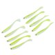 thumbnail image 3 of Cebo De Pesca, Material Ecológico De PVC 10 Piezas Señuelo De Pesca, Accesorio De Pesca Resistente Y Duradero Artificial Para Pesca En Río, Pesca En Barco Oceánico YLSHRF 4 # amarillo verde blanco, 3 of 8