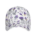 thumbnail image 2 of Haiem Lavender Bicycle Baseball Cap Dad Hat Cotton Soft Adjustable Fashion Hats for Men Women Unisex Style Headwear, 2 of 9