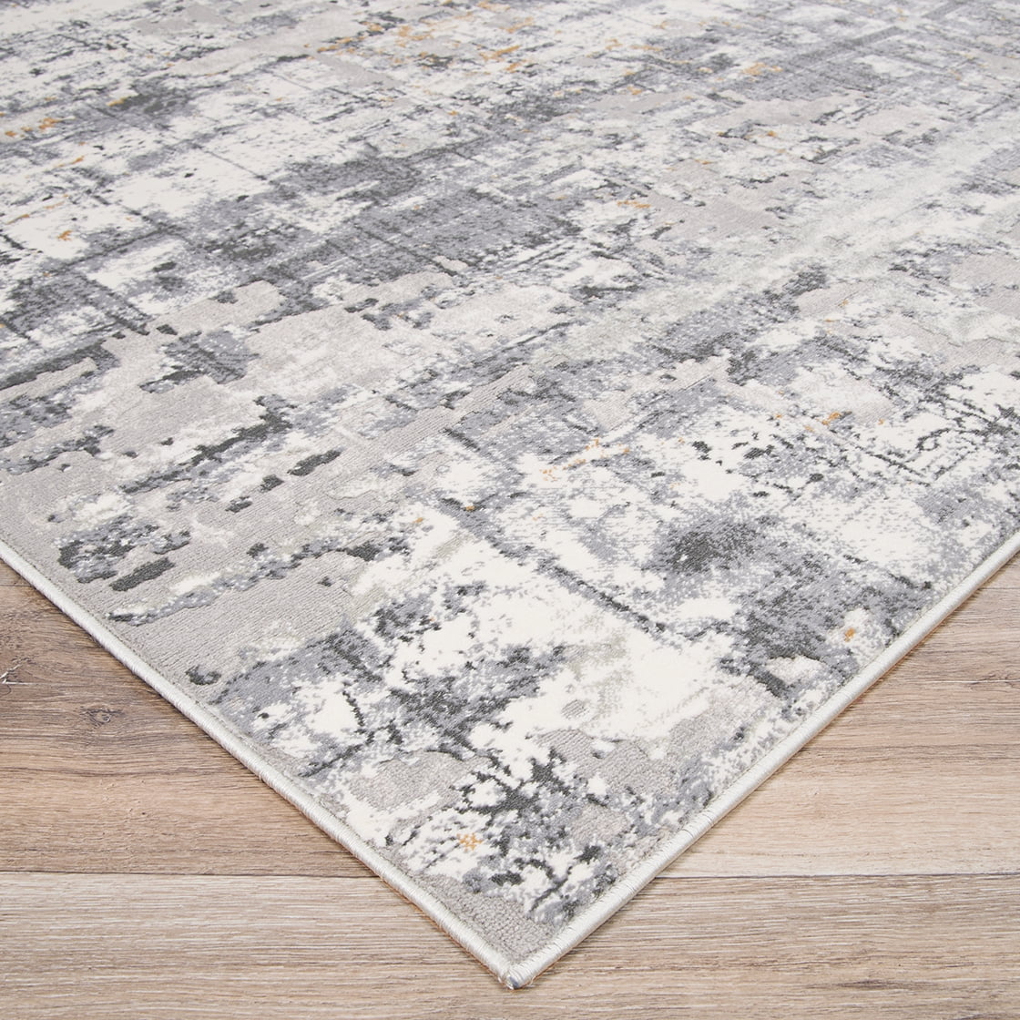 Couristan Lampas - Silver/Cream 2'7"X7'10", Area Rug