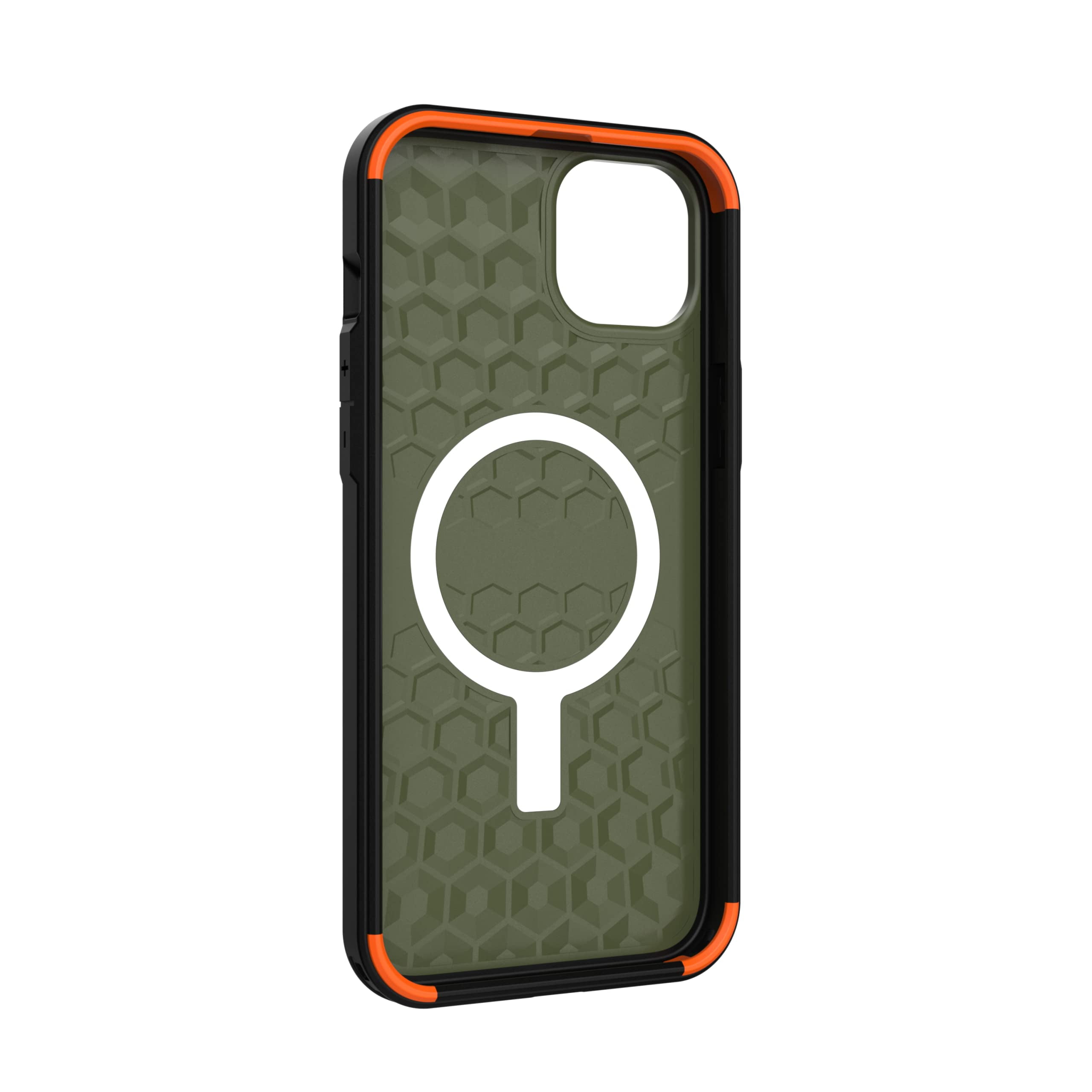 UAG iPhone 14 Plus Case Green Olive 6.7" Civilian Built-in Magnet Compatible with MagSafe Charging Sleek Ultra Thin Slim Dropproof Shockproof Protective Cover by URBAN ARMOR GEAR