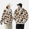 thumbnail image 4 of Lsque Cow Tie Dye UPF 50+ Lightweight Sun Protection Men's Women's Long Sleeve Shirt, Hoodie Performance -3X-Large, 4 of 9