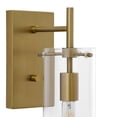 thumbnail image 3 of Modway Skylark Wall Sconce in Clear Satin Brass, 3 of 7