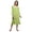 Lime, variant on Moomaya Printed Long Sleeve Ladies Nightdress Lace Neckline Nursing Nightwear