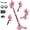 Pink, variant on Yoomi Cordless Vacuum Cleaner Lightweight Self-Standing Stick Vacuum for Home Pet Hair Car Carpet, 50min Runtime, Pink