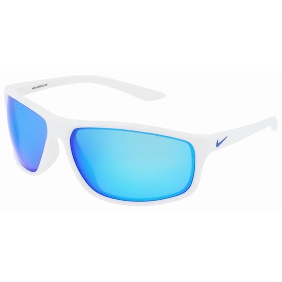 Nike Blue Mirror Wrap Men's Sunglasses NIKE ADRENALINE M EV1113 100 66