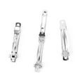 thumbnail image 3 of Cousin DIY 2" French Barrette, Silver Metal Hair Clips, 40 Piece, 3 of 14
