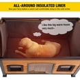 thumbnail image 3 of Aivituvin Dog House with Insulated Liner Anti-Chewing Metal Frame Design, 3 of 7