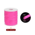 thumbnail image 2 of REGALWOVEN Hollow Pipe Rubber Cords Hollow Tube Silicone Tubing for DIY Jewelry Rose Red, 2 of 6