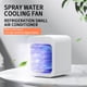 thumbnail image 5 of Enfriador de agua, recargable, 100 ml, ventilador de refrigeración, pantalla LCD, aire acondicionado ajustable, blanco, batería Jumpingount HA005233-01B, 5 of 6