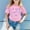 Pink, variant on Shirts for Boys Girls Short Sleeve Shirt Trendy Grey Boys Tee Shirts Girls Tops 2T