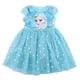 thumbnail image 1 of Vestido para niños con patrón de dibujos animados, vestido de verano para niña de una pieza de manga corta (azul claro 120), 1 of 5