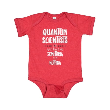 

Inktastic Quantum Scientists White Text Gift Baby Boy or Baby Girl Bodysuit