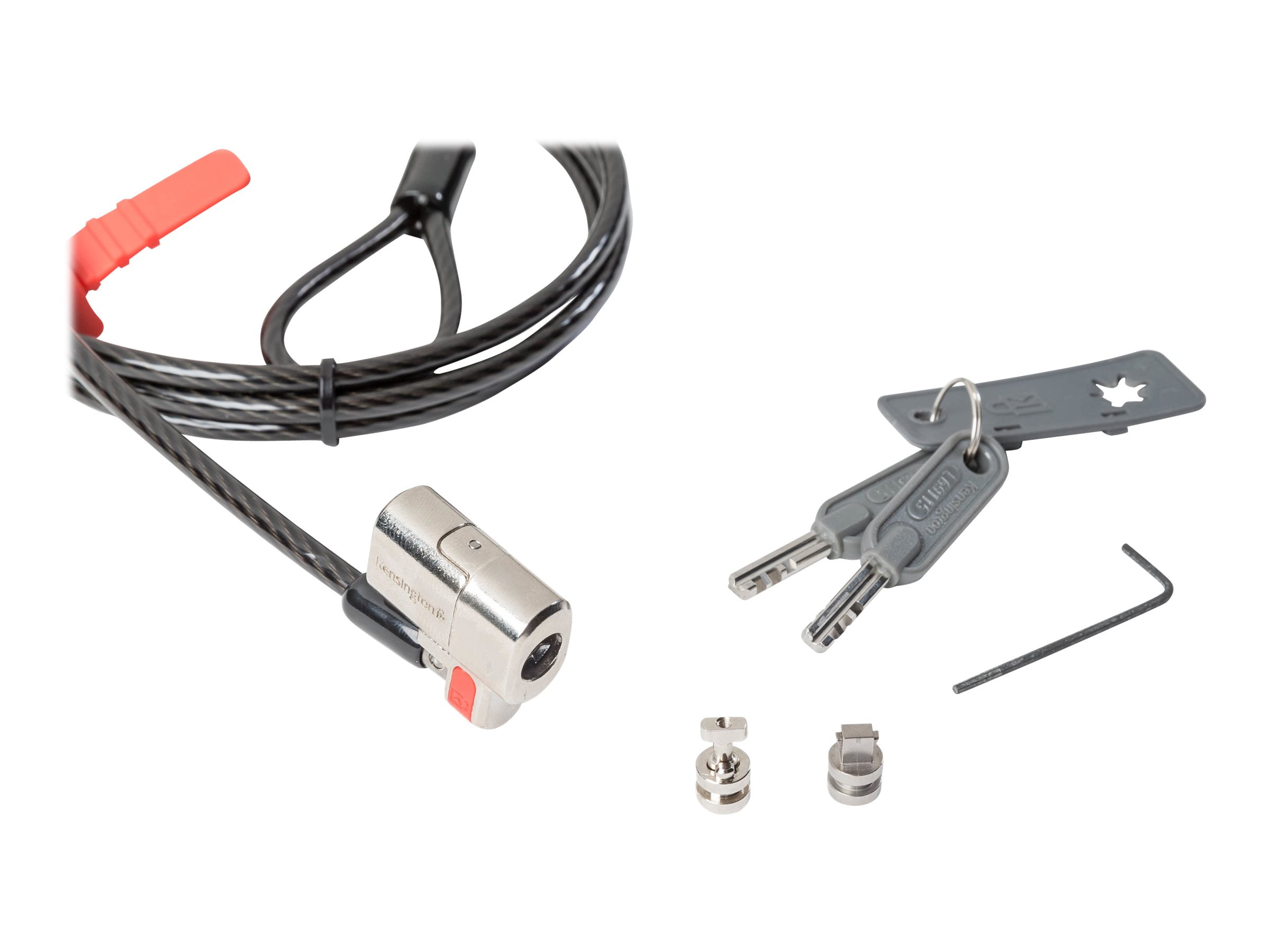 Kensington ClickSafe Keyed Laptop Lock for Wedge Lock Slot Master