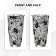 thumbnail image 3 of Logiee Spiders Print 20OZ Car Cup with Lid, Stainless Steel Vacuum Insulated Double Wall Travel Tumbler, Durable Insulated Coffee Mug,Thermal Cup with Straw-Without Straw, 3 of 8