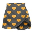 thumbnail image 5 of Plebaso Women's Tennis Skirts Built in Shorts High Waist Heart Print Cute Shorts Athletic Sports Skorts, 5 of 5